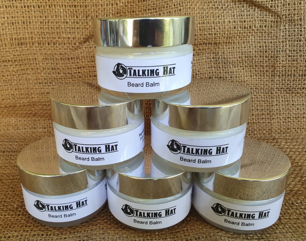Beard balm for beard styling and care